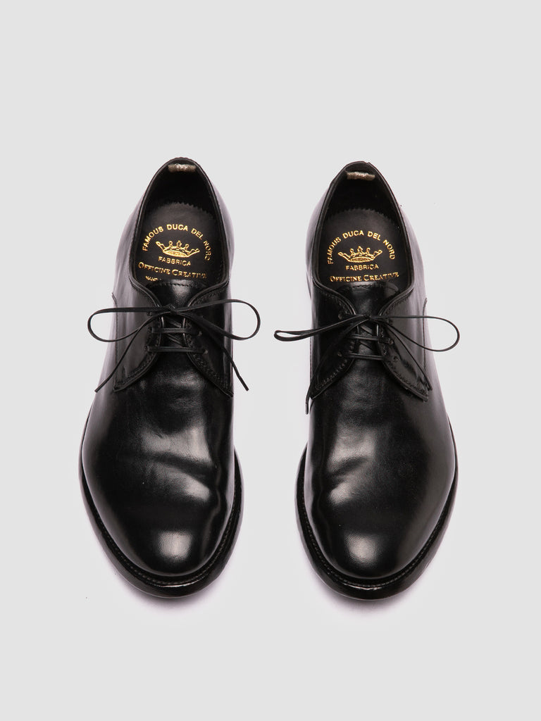 ANATOMIA 87 - Black Leather Derby Shoes Men Officine Creative - 2