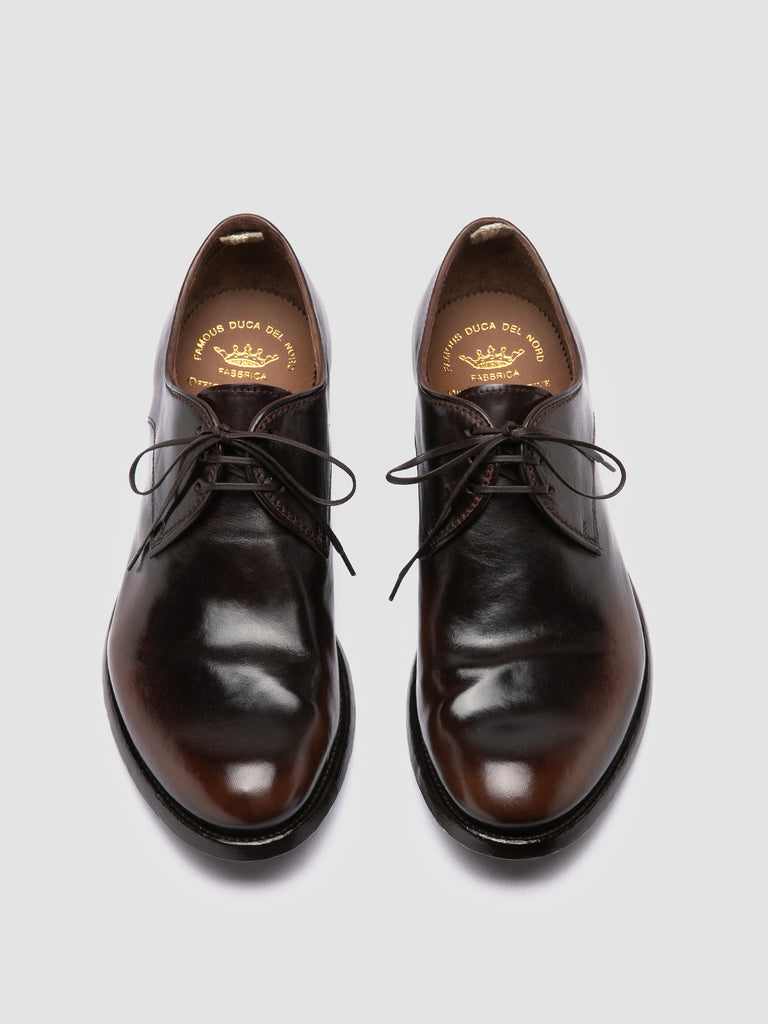 ANATOMIA 87 - Brown Leather Derby Shoes Men Officine Creative - 2