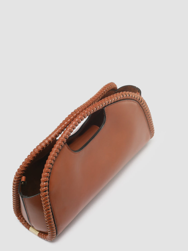 CABALA 103 - Brown Leather Clutch Bag  Officine Creative - 2