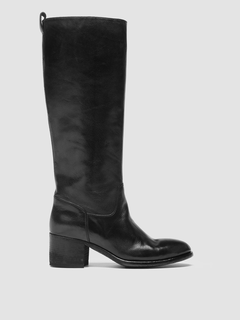 DENNER 116 - Black Leather Zip Boots women Officine Creative - 1