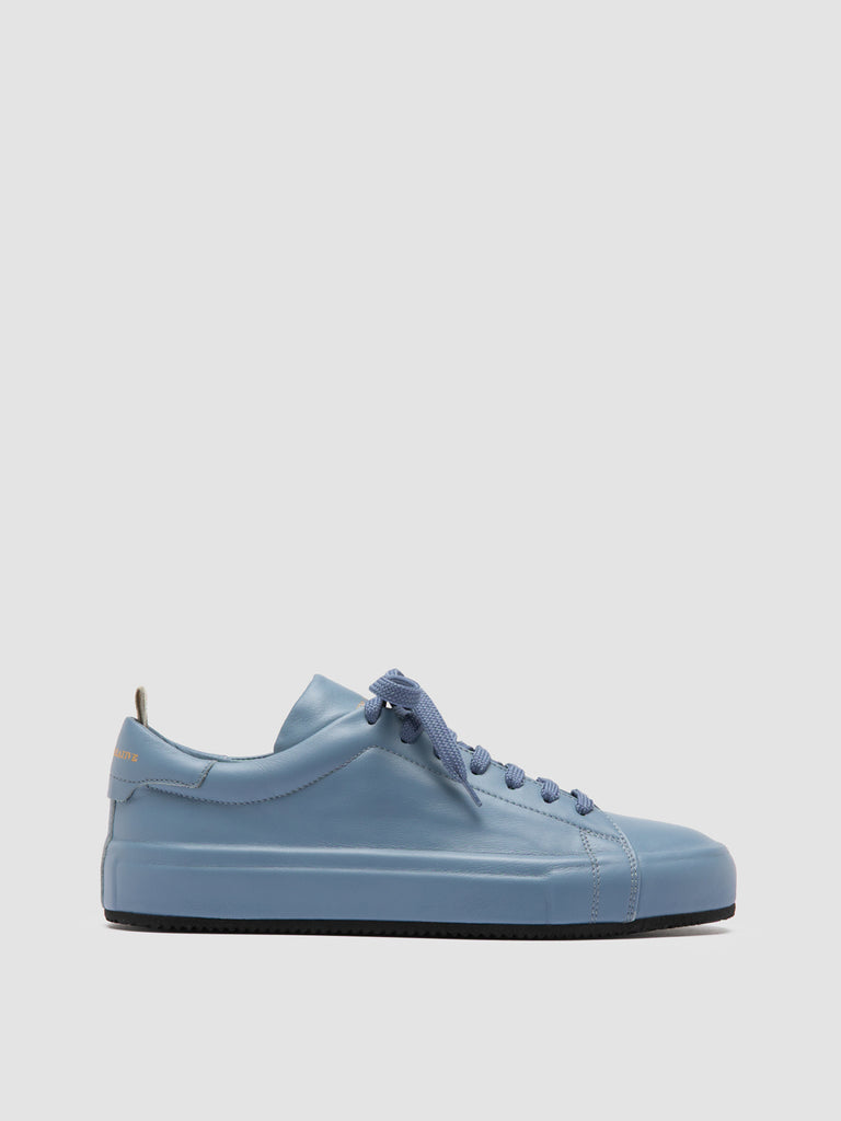 EASY 101 - Blue Leather Low Top Sneakers Women Officine Creative - 1