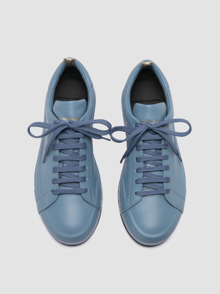 EASY 101 - Blue Leather Low Top Sneakers Women Officine Creative - 2