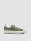 MES 009 - Green Leather and Suede Low Top Sneakers Men Officine Creative - 1