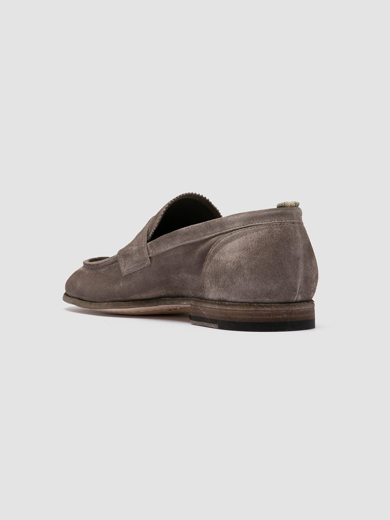 SOLITUDE 001 - Taupe Suede Penny Loafers Men Officine Creative - 4
