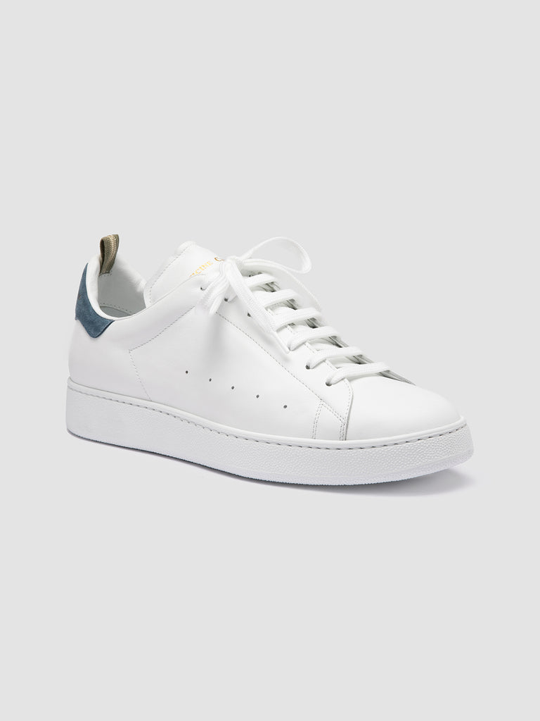 MOWER 002 - White Leather and Suede Low Top Sneakers Men Officine Creative - 3
