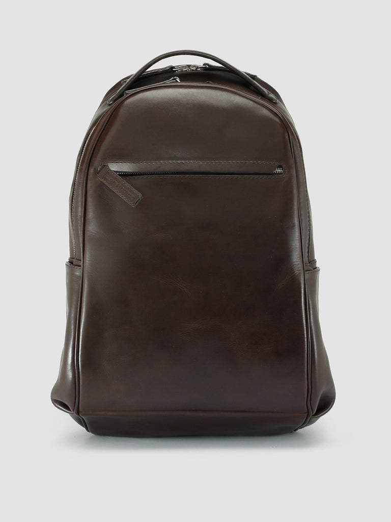 QUENTIN 012 - Brown Leather Backpack  Officine Creative - 1