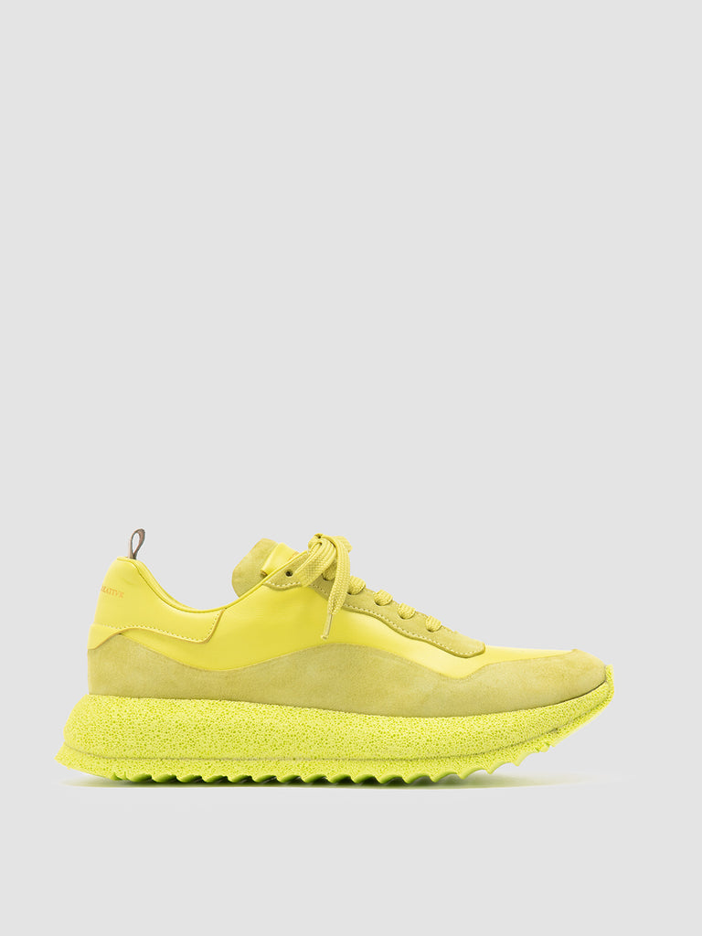 RACE RUBREX 101 - Yellow Leather and Suede Low Top Sneakers Women Officine Creative - 1