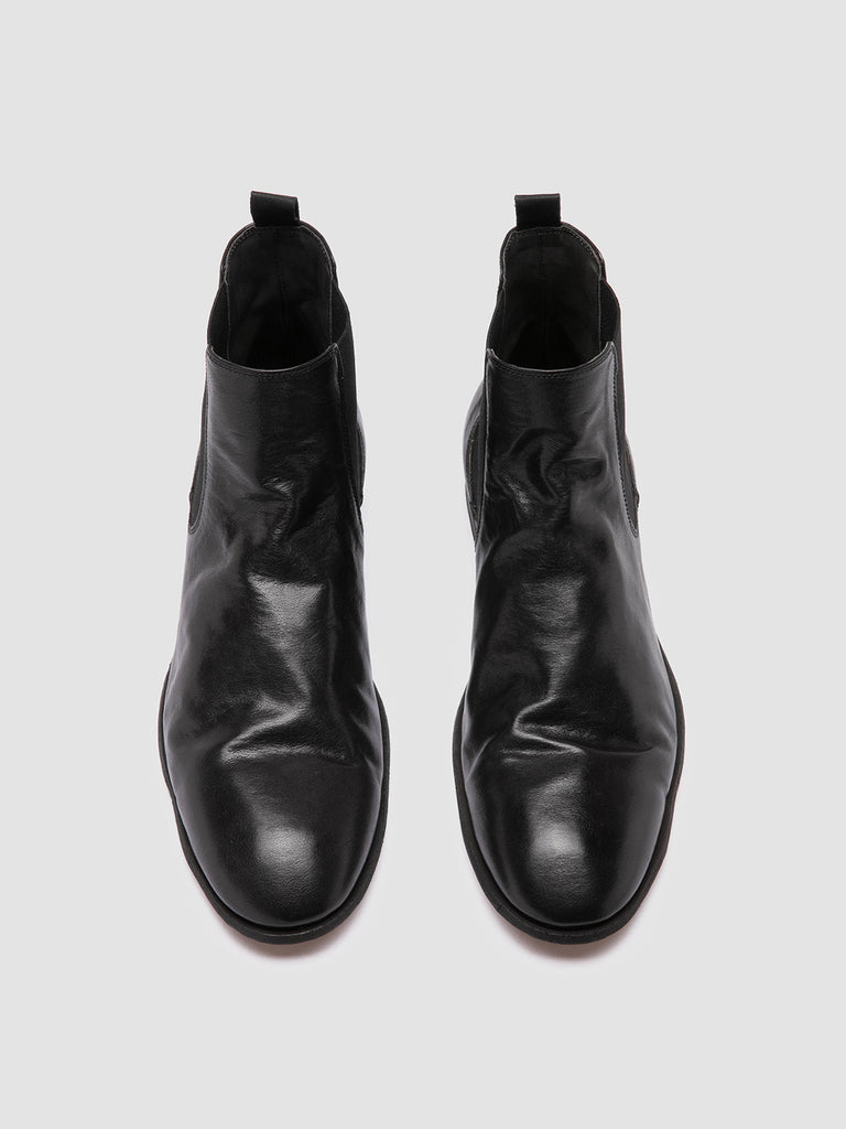 SOLITUDE 004 - Black Leather Chelsea Boots Men Officine Creative - 2