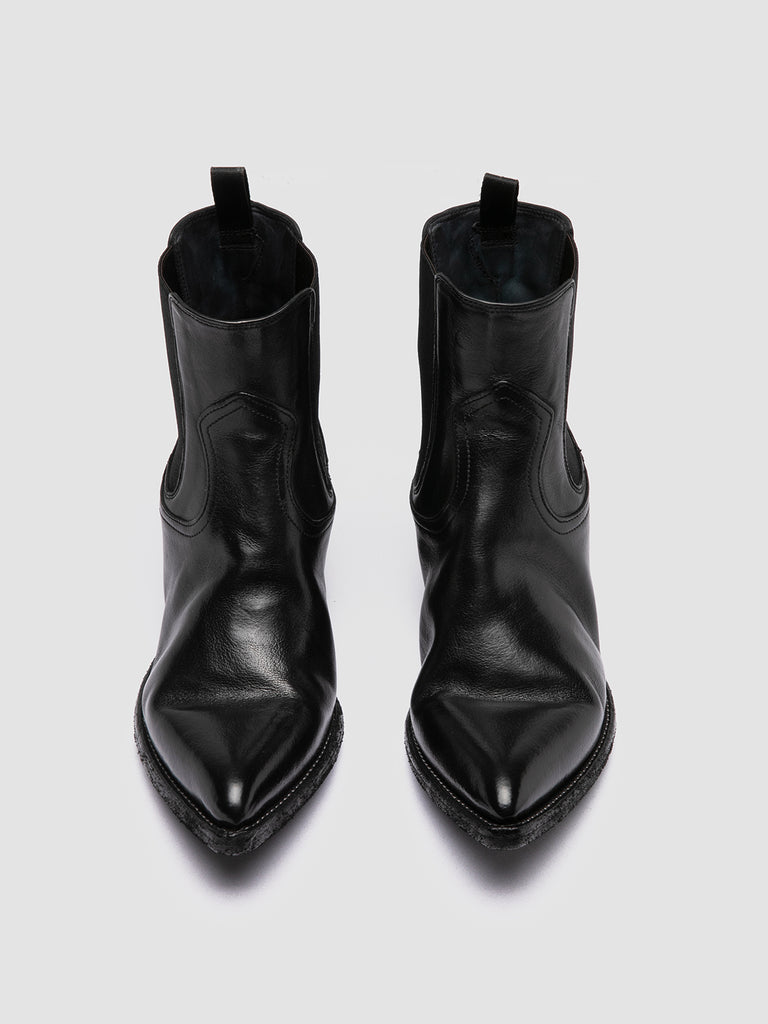 WANDA DD 102 - Black Leather Chelsea Boots Women Officine Creative - 2