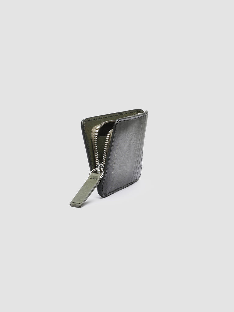 BERGE’ 03 - Green Leather card holder  Officine Creative - 5