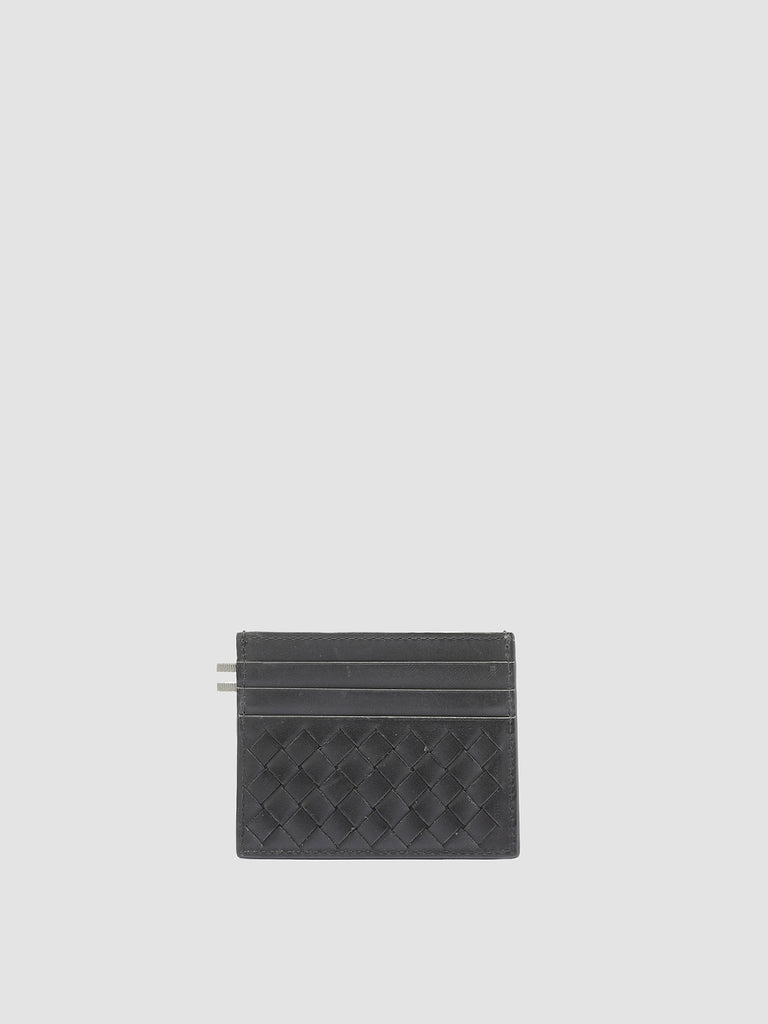 BOUDIN 122 - Black Leather Card Holder  Officine Creative - 1