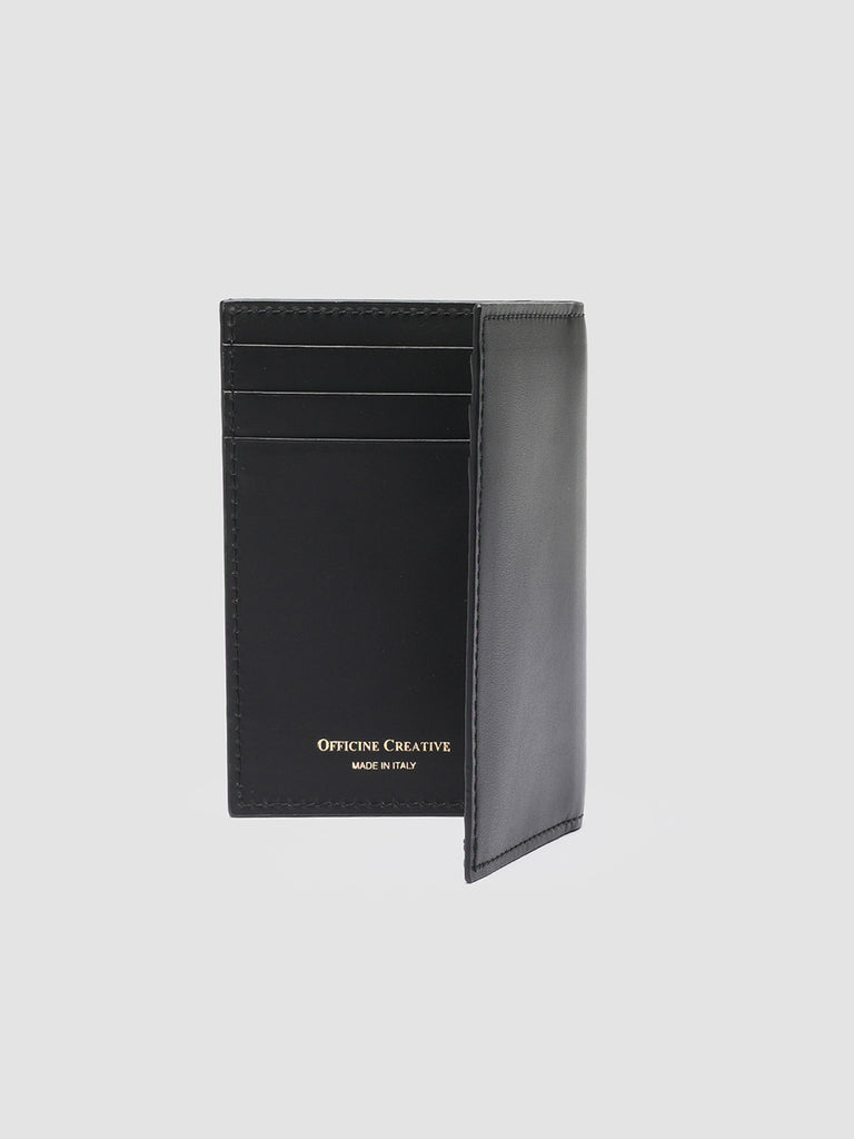 BOUDIN 24 - Black Leather bifold wallet  Officine Creative - 4