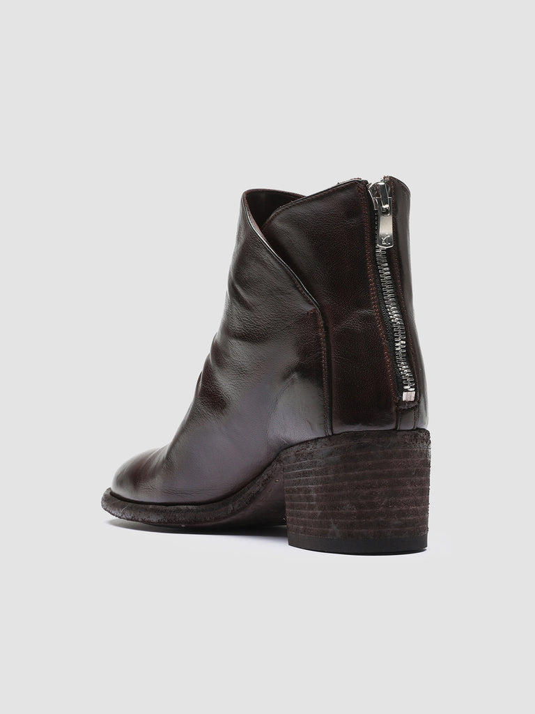 DENNER 100 - Brown Leather Ankle Boots Women Officine Creative - 4