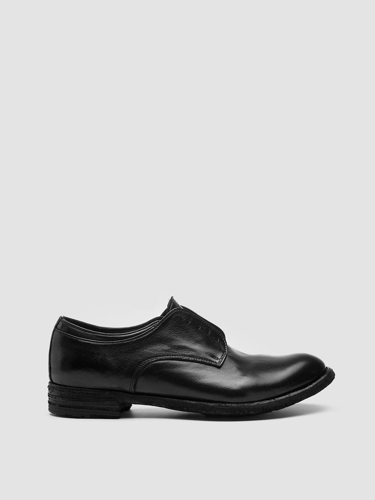 LEXIKON 012 - Black Leather Derby Shoes Women Officine Creative - 1