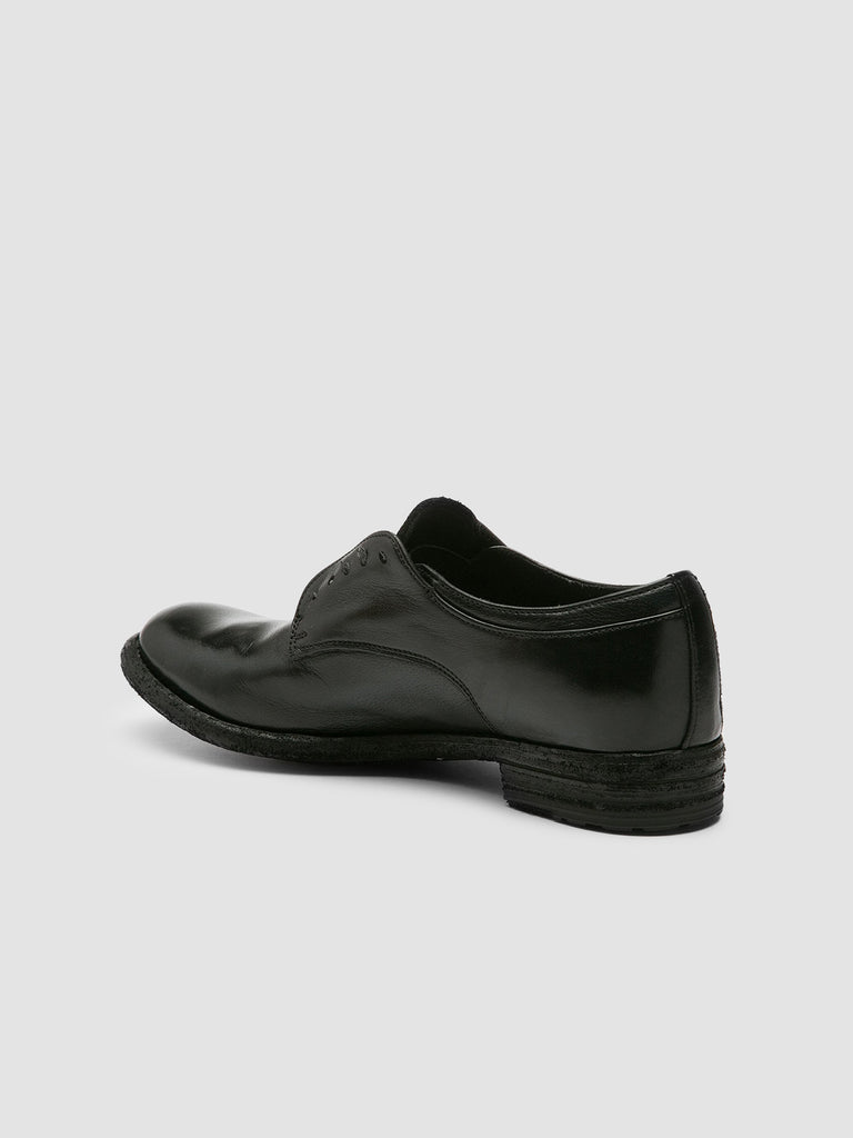 LEXIKON 012 - Black Leather Derby Shoes Women Officine Creative - 3