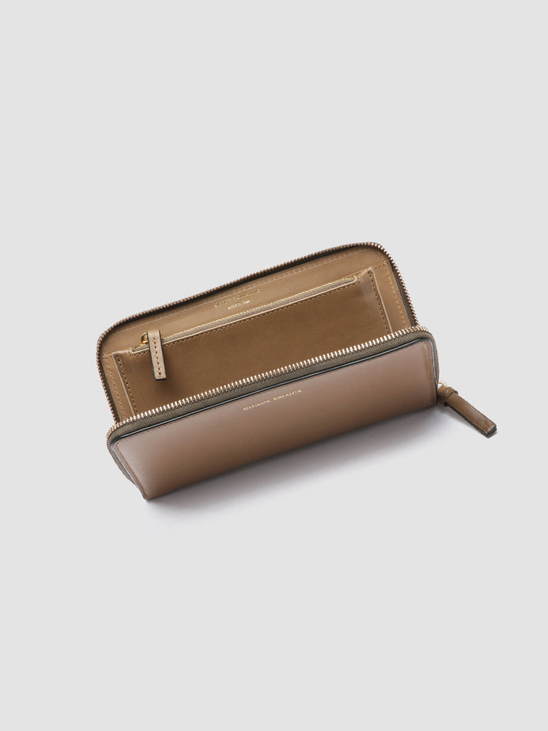 JULIET 01 - Taupe Leather wallet  Officine Creative - 2