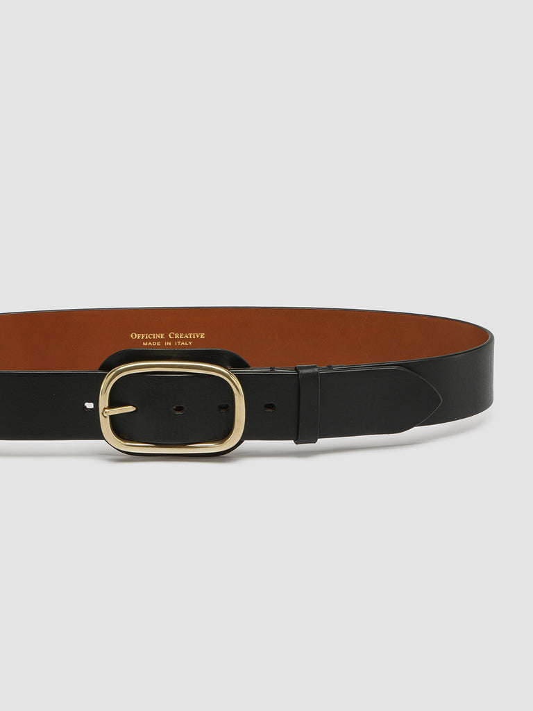 OC STRIP 058 - Black Leather belt  Officine Creative - 4