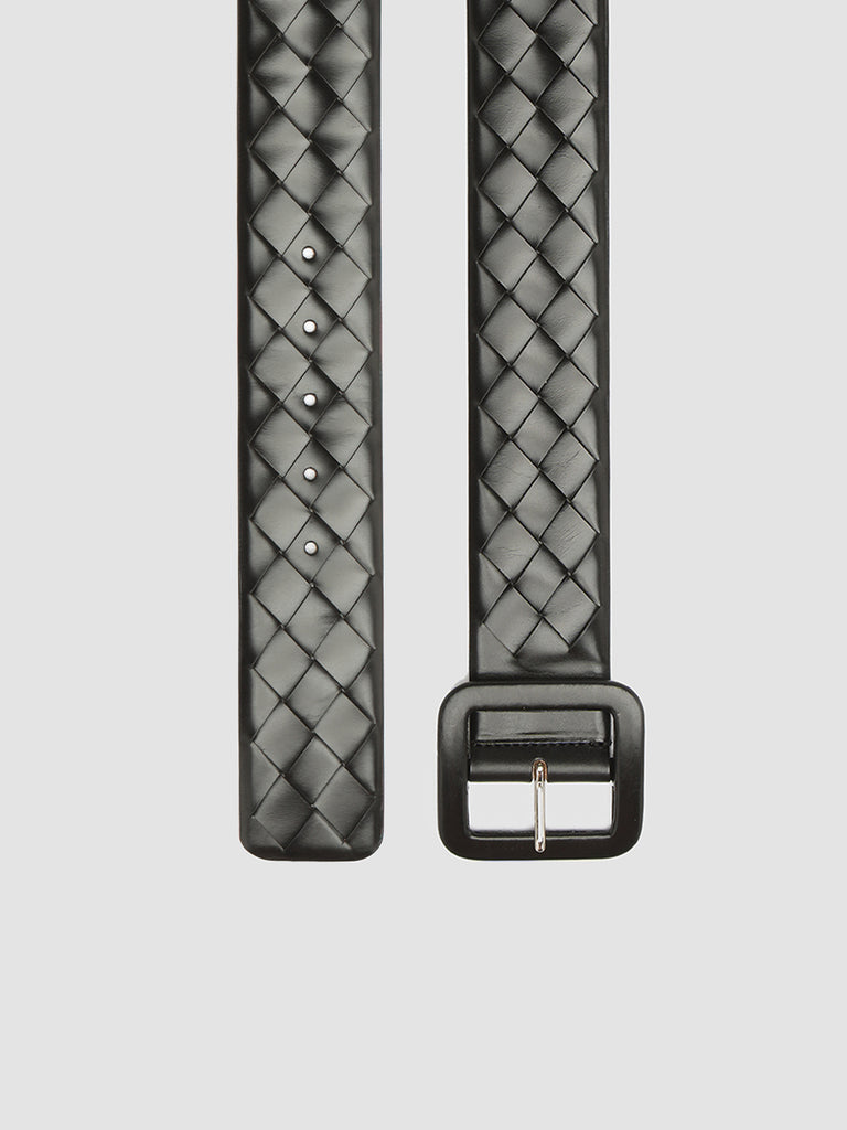 OC STRIP 059 - Black Leather Belt  Officine Creative - 2