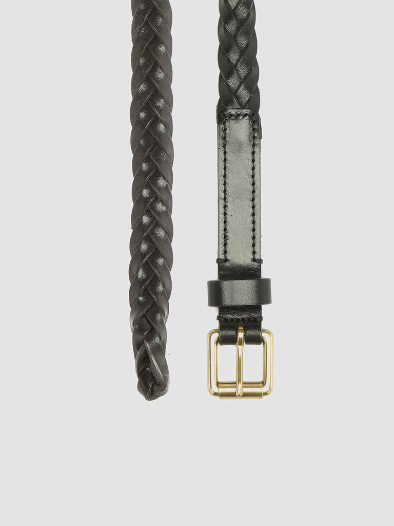 OC STRIP 064 - Black Leather Belt  Officine Creative - 2