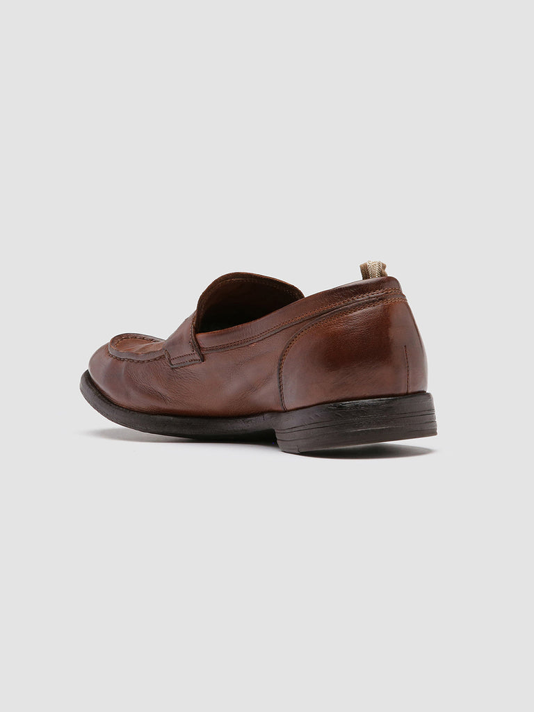 ARC 509 - Brown Leather Penny Loafers Men Officine Creative - 4