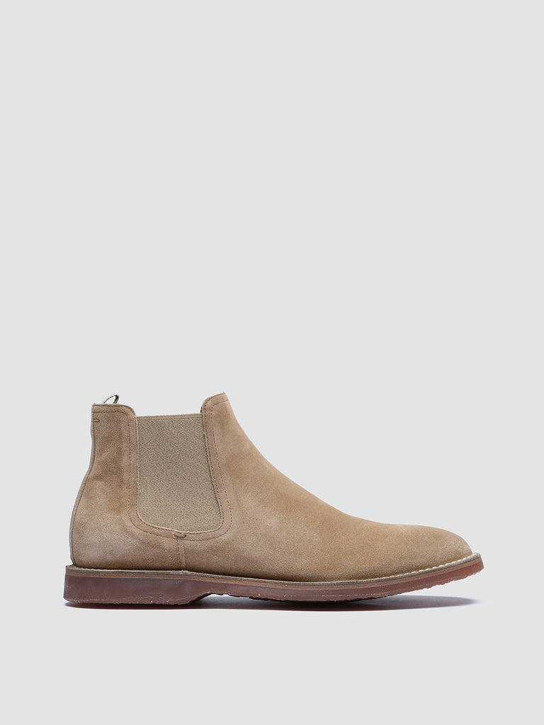 KENT 005 - Taupe Suede Chelsea Boots  Men Officine Creative - 1