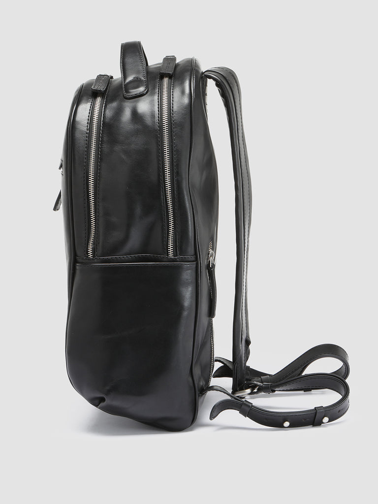 QUENTIN 012 - Black Leather Backpack  Officine Creative - 5