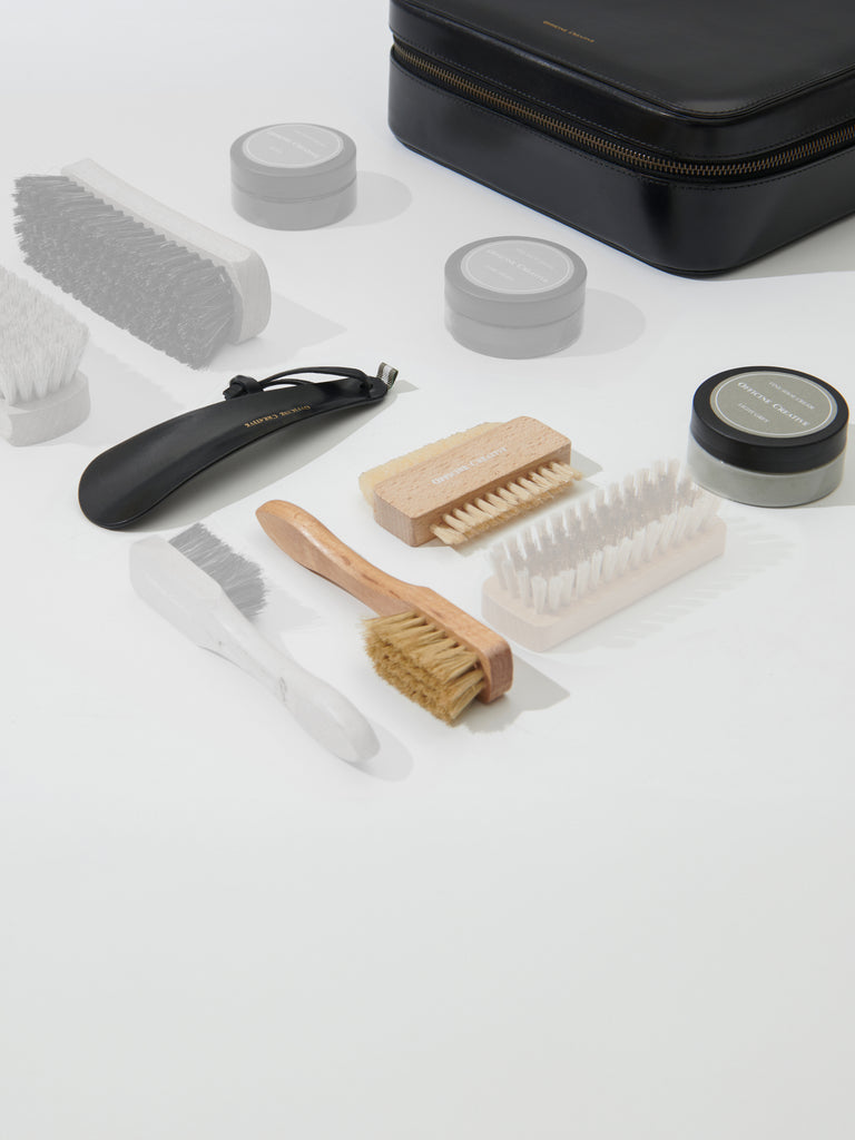 SET MINI - Cofanetto in Pelle Marrone con Prodotti-hover
