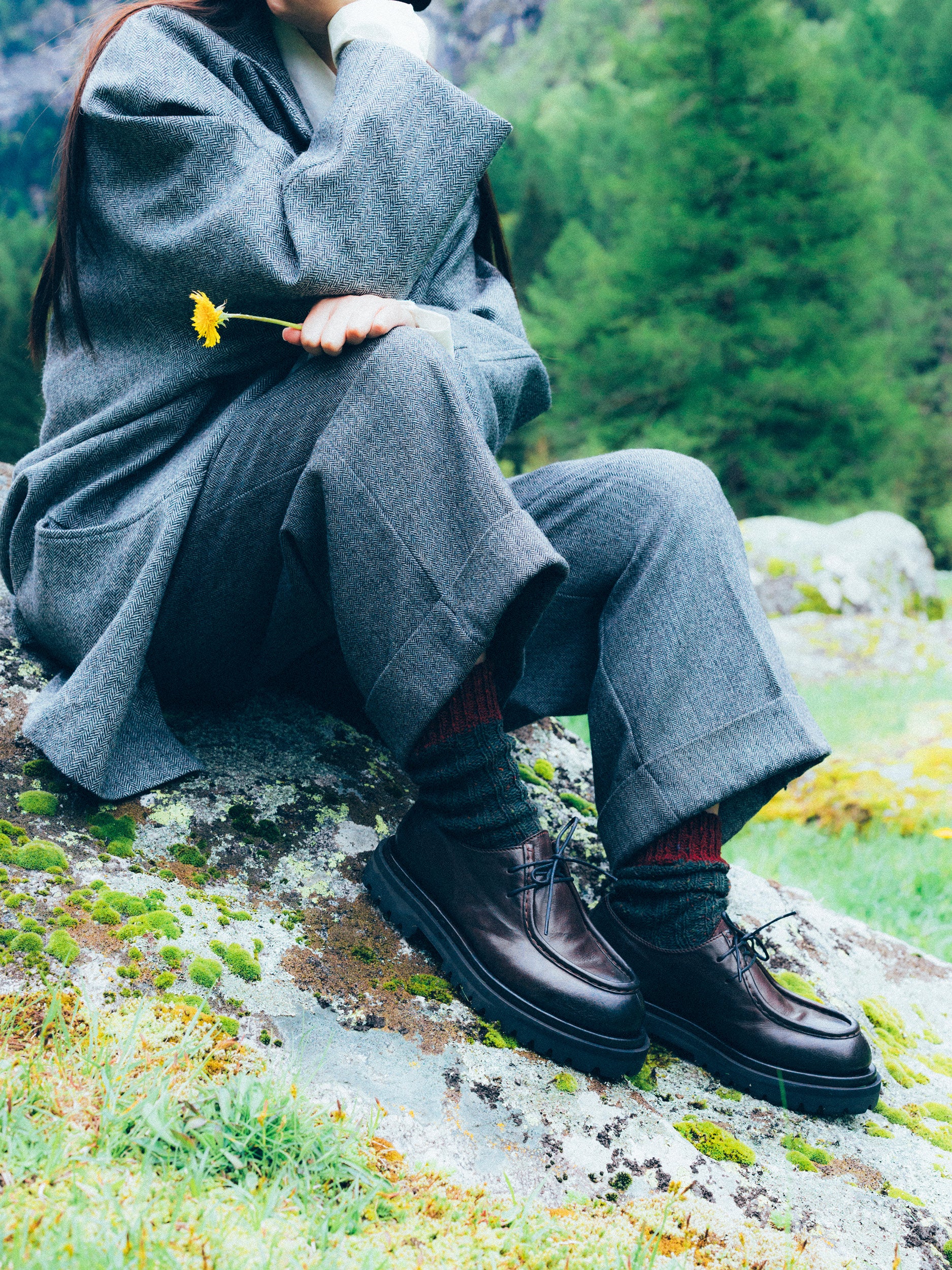 Officine Creative - Women's leather burgundy shoes