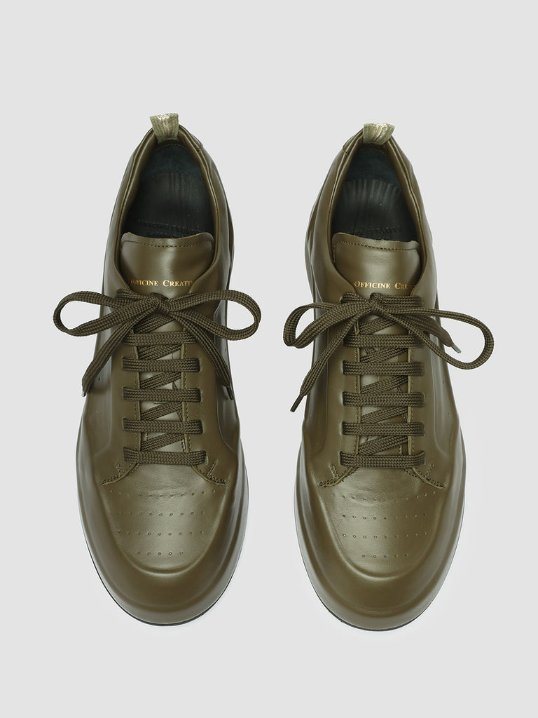 ACE 016 - Green Leather Sneakers