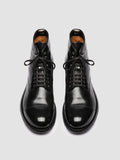ADMIRAL 010 - Stivali Stringati in Pelle Nera