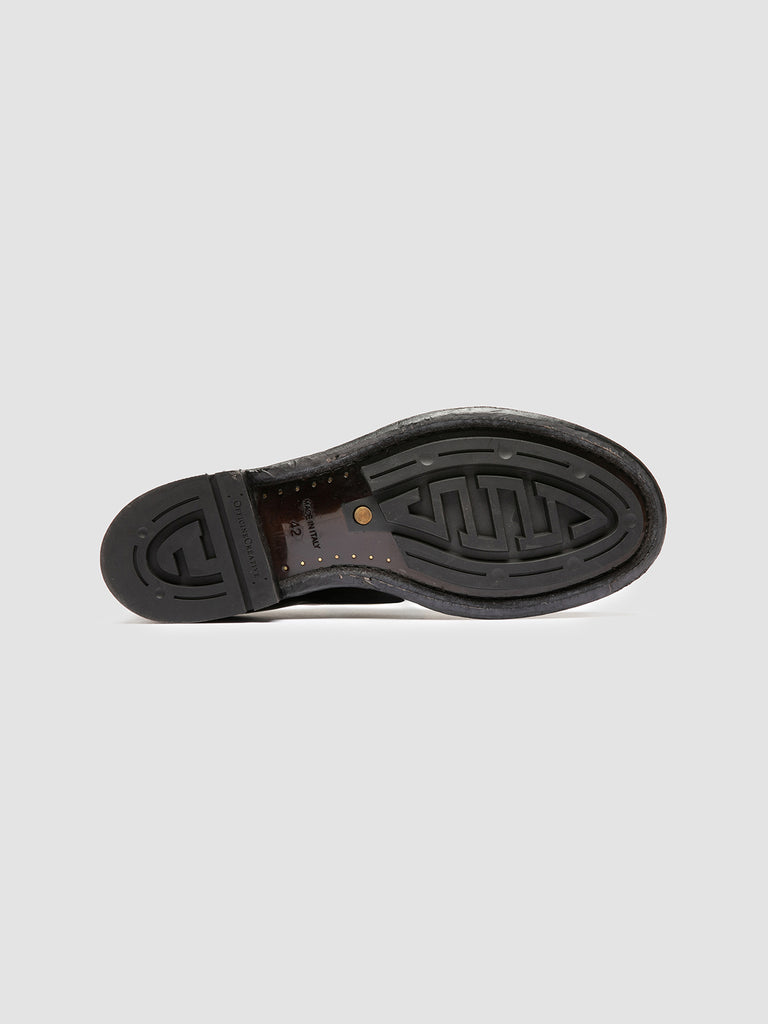 ADMIRAL 010 - Stivali Stringati in Pelle Nera