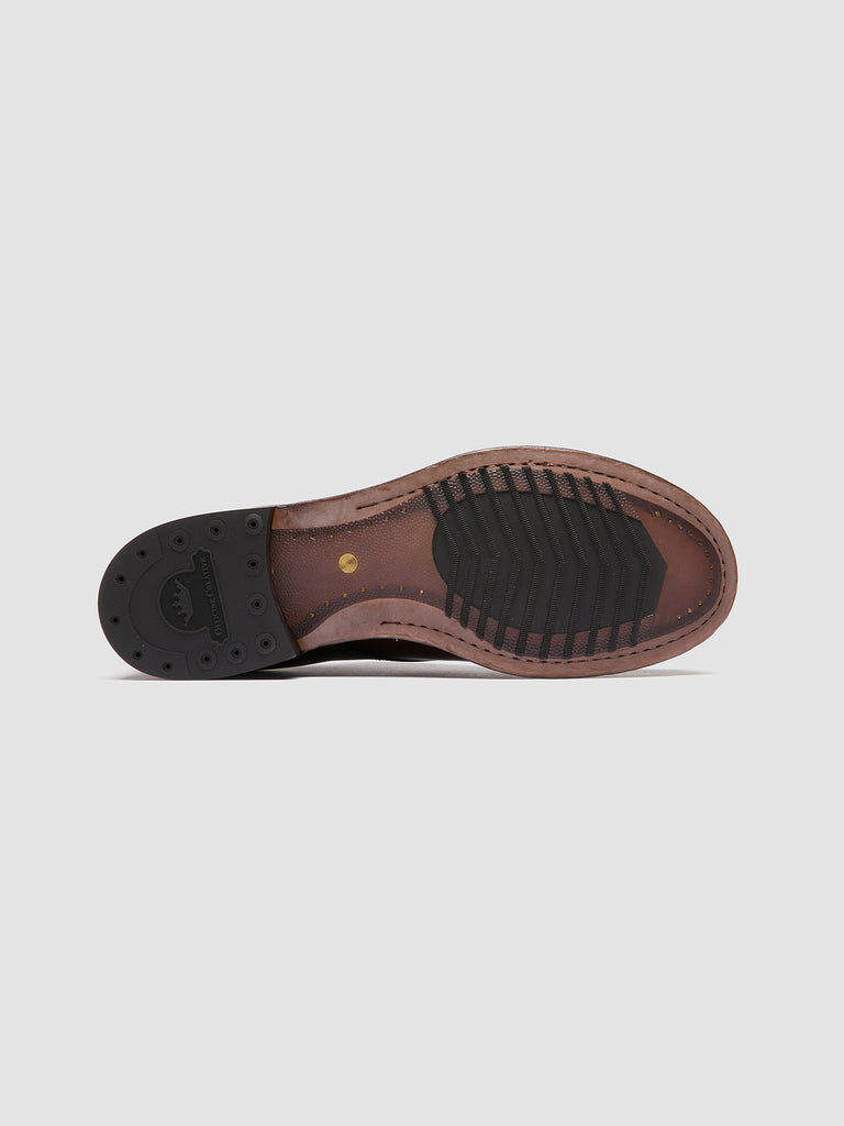 ADMIRAL 009 - Stivali Stringati in Pelle Marrone