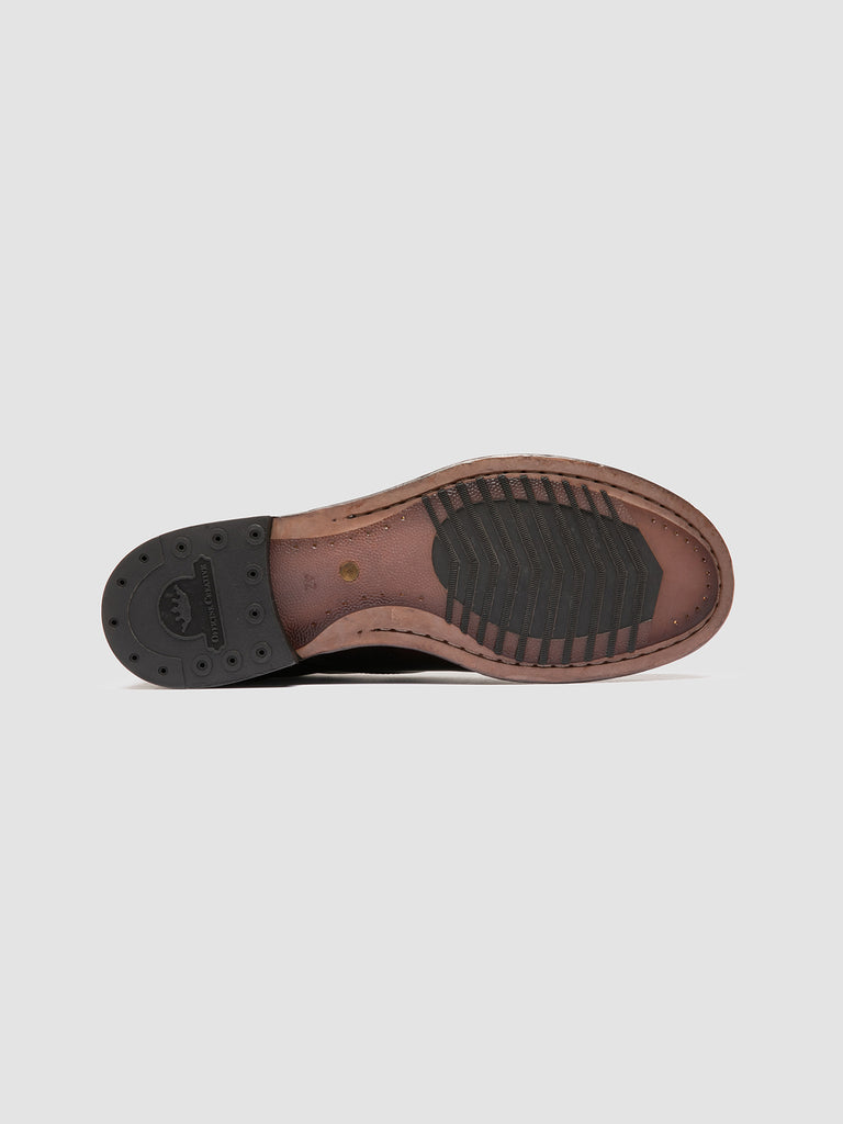 ADMIRAL 010 - Stivali Stringati in Pelle Nera