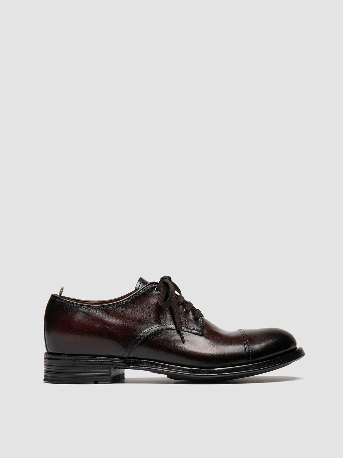 Officine Creative ADMIRAL 002 Derby in Pelle Bordeaux