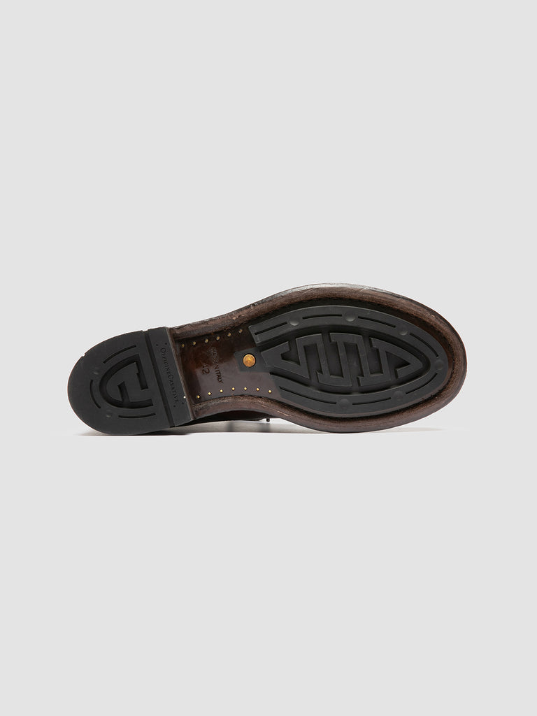 ADMIRAL 009 - Stivali Stringati in Pelle Marrone