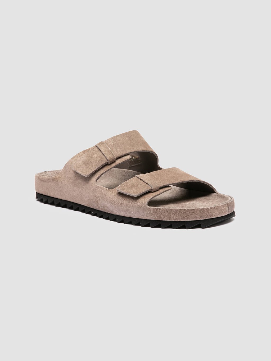 AGORA’ 002 - Sandali in Pelle Scamosciata Tortora