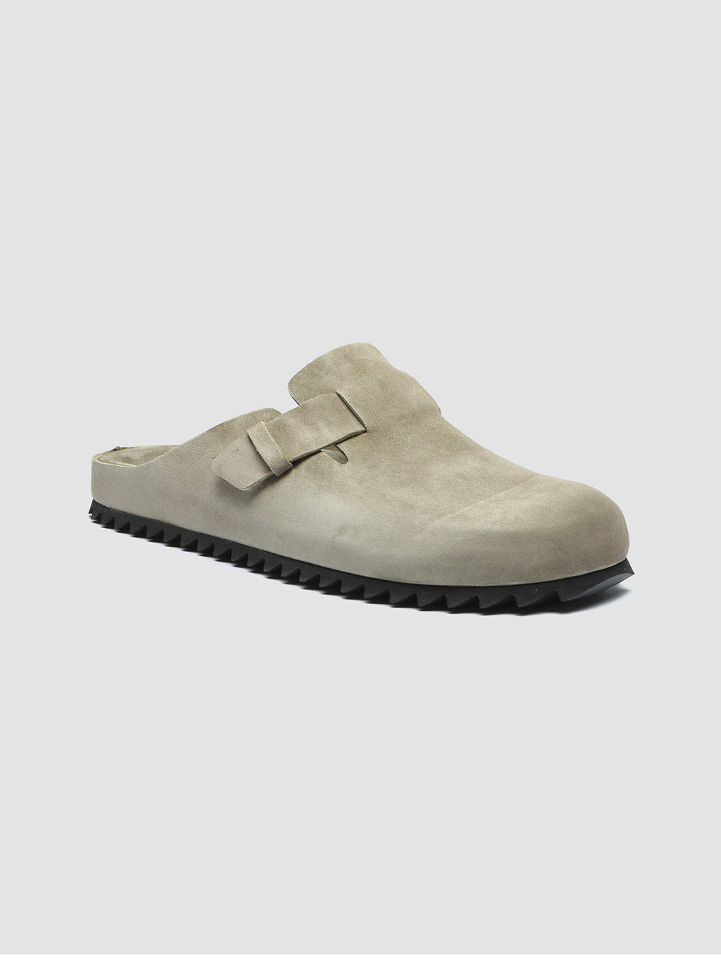 AGORÀ 004 - Taupe Suede slippers