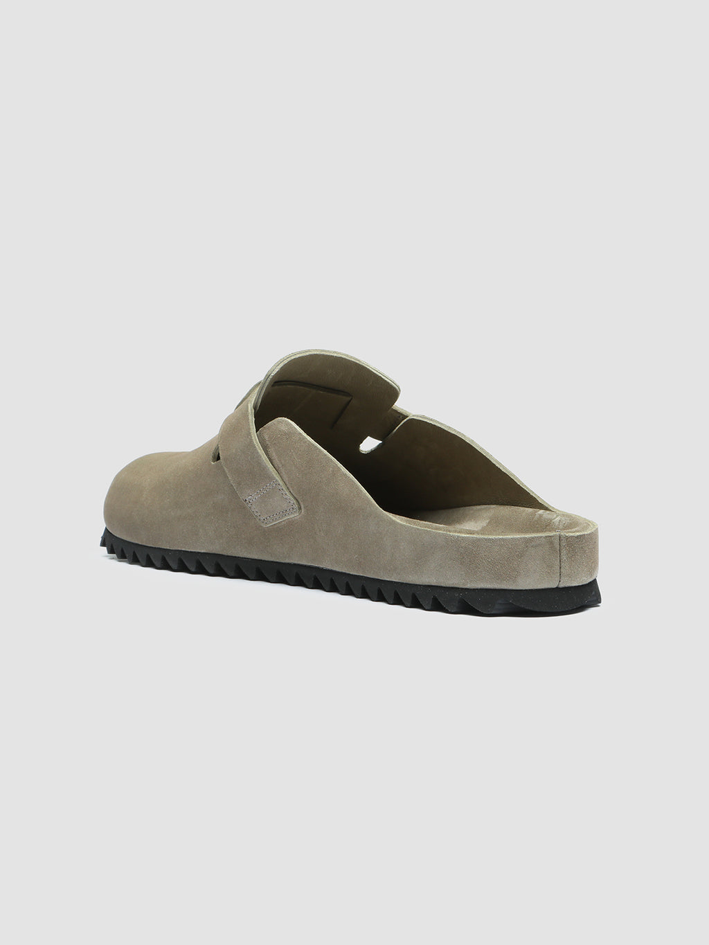 AGORÀ 004 - Taupe Suede slippers