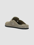 AGORÀ 004 - Taupe Suede slippers