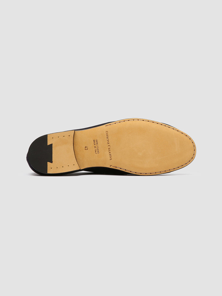 AIRTO 001 - Mocassini in Pelle Scamosciata Blu