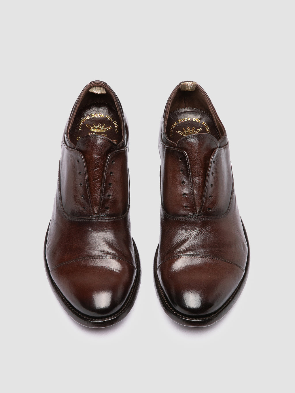 ANATOMIA 08 - Brown Leather Oxford Shoes
