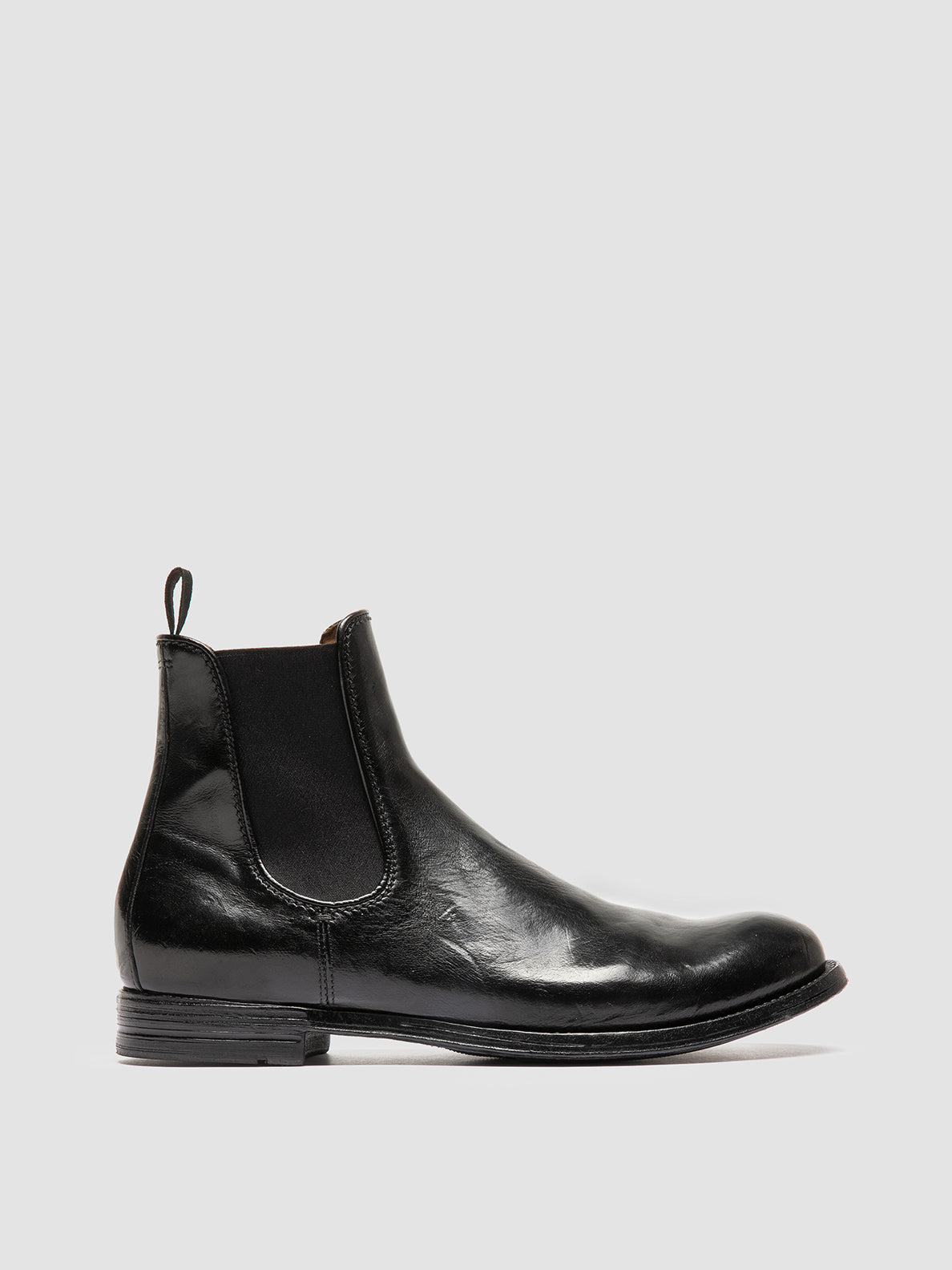Officine Creative ANATOMIA 083 Stivaletti Chelsea in Pelle Nera
