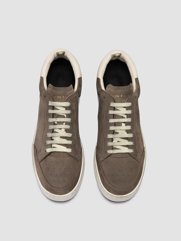 THE ANSWER 002 - Taupe Leather and Suede Sneakers