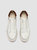 THE ANSWER 007 - Sneaker Basse in Camoscio e Pelle Bianca