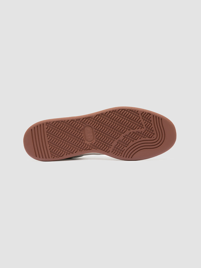 THE ANSWER 007 - Sneaker Basse in Camoscio e Pelle Bianca