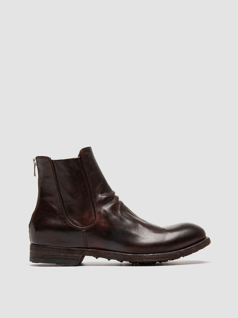 ARBUS 021 - Brown Leather Zip Boots men Officine Creative - 1