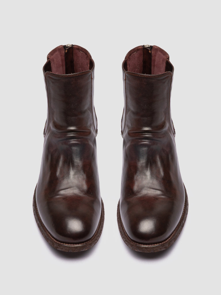 ARBUS 021 - Brown Leather Zip Boots men Officine Creative - 2