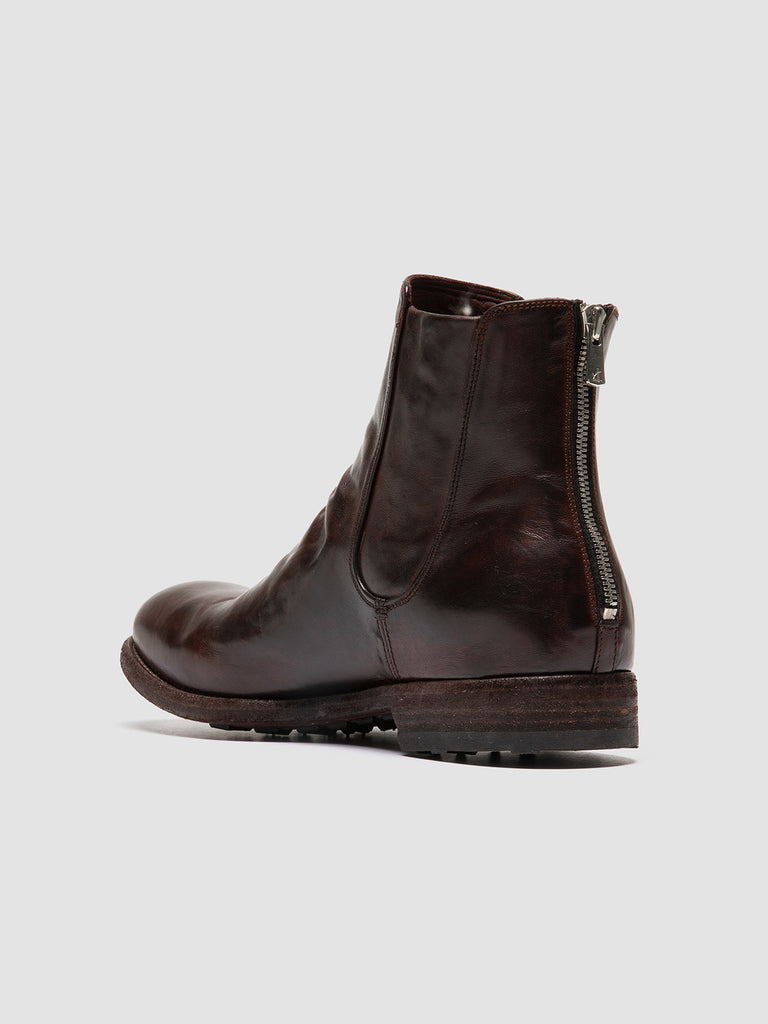 ARBUS 021 - Brown Leather Zip Boots men Officine Creative - 4