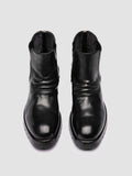 ARBUS 221 - Black Leather Zip Boots