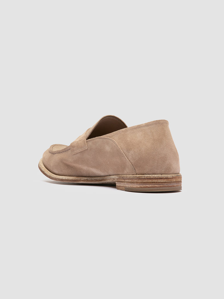 ARCHIVE 522 - Mocassini Penny in Pelle Scamosciata Marrone
